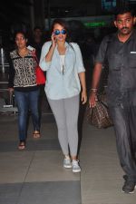 Sonakshi Sinha snapped as she returns from BMW India Bridal Week on 29th May 2015